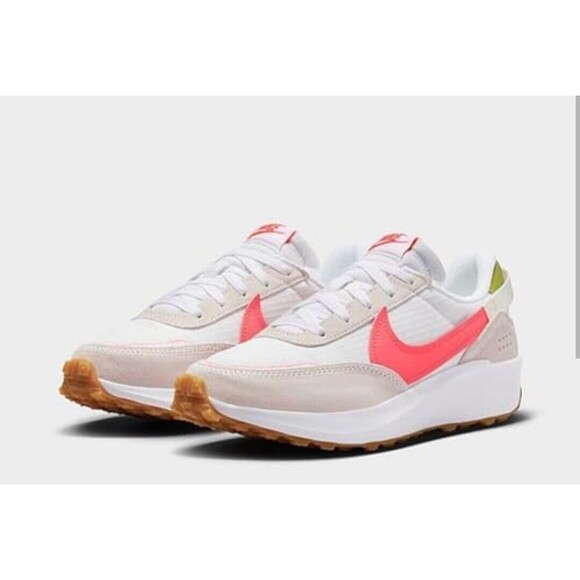 Nike Shoes - NIKE Womens Waffle Debut  Size 8.5  White Pink Hiking Running